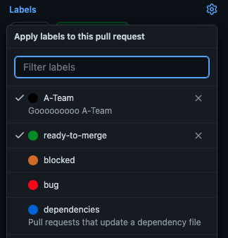 Image showing Mergify's ready-to-merge label