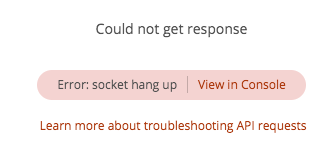 Postman ECONNREFUSED error